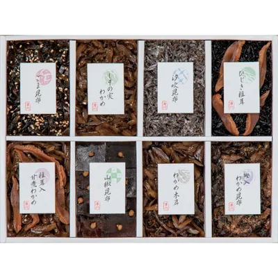 廣川昆布 御昆布 8品佃煮詰合せ