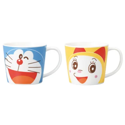 ドラえもん&ドラミ フェイスペアマグセット