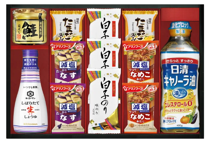 ชุดรวม Senju Wazen: Nisshin Oillio, Kikkoman และ Amano Foods