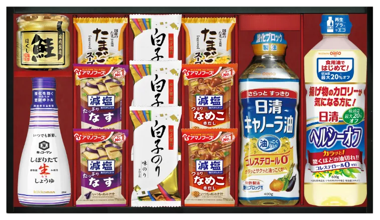 ชุดรวม Senju Wazen: Nisshin Oillio, Kikkoman และ Amano Foods