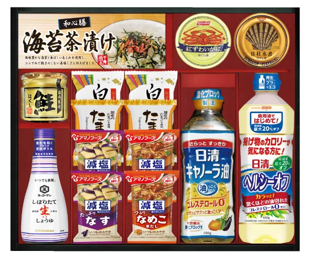 ชุดรวม Senju Wazen: Nisshin Oillio, Kikkoman และ Amano Foods