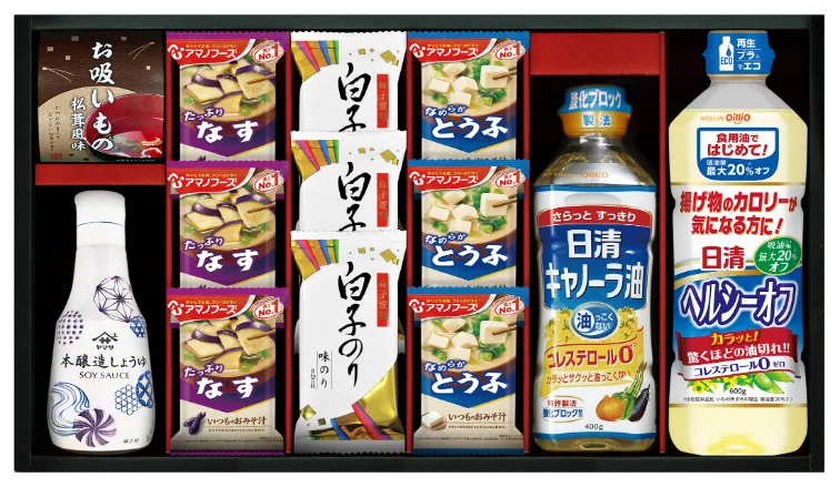 アマノフーズ&ヤマサ鮮度しょうゆ詰合せ