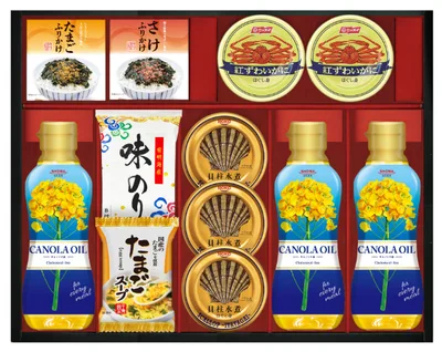 ชุดรวมน้ำมันคาโนลา SHOWA สาหร่ายและซุปไข่