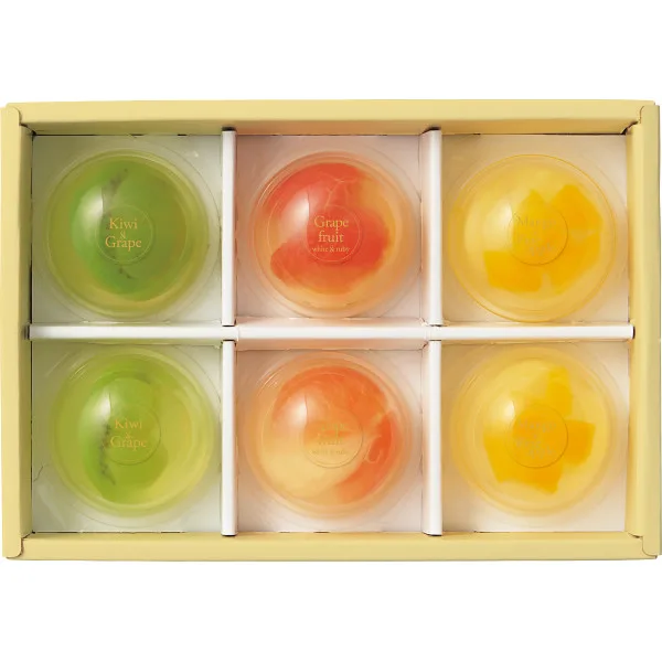 The Sweets Furufuru Fruit Jelly (6 pieces)