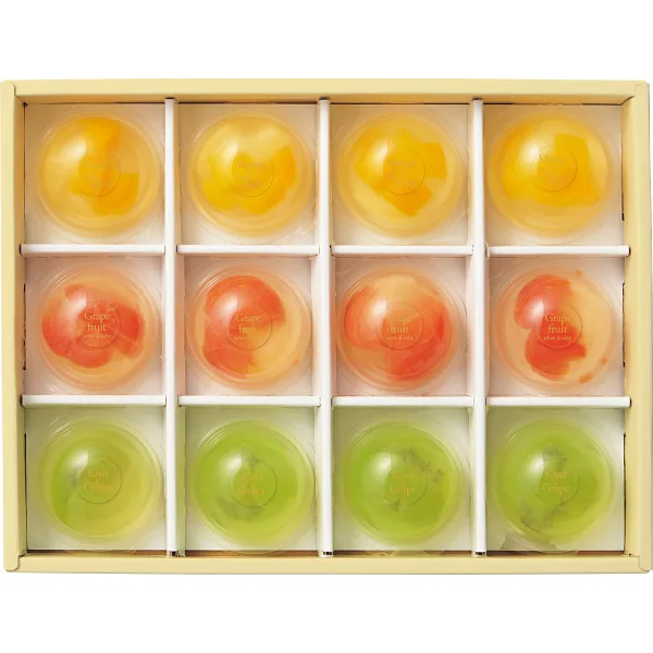 The Sweets Furufuru Fruit Jelly (12 pieces)