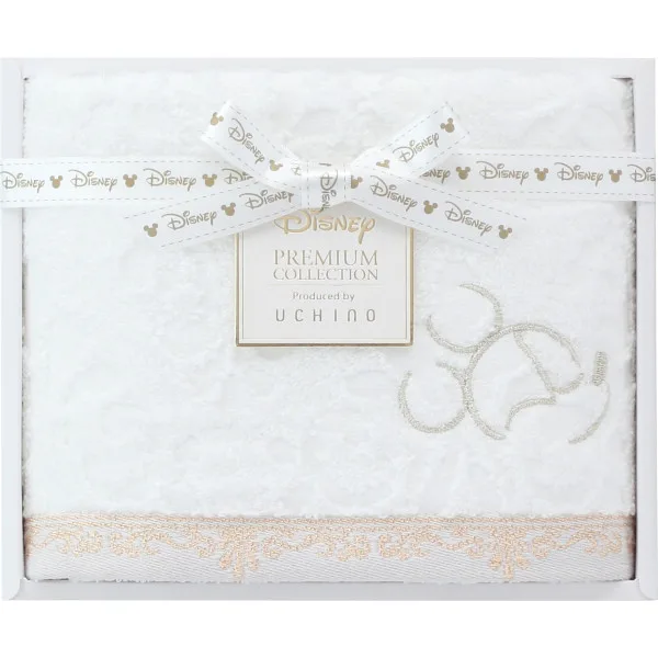 Disney Premium Face Towel White