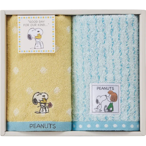 Snoopy Hug Wash Towel Set of 2