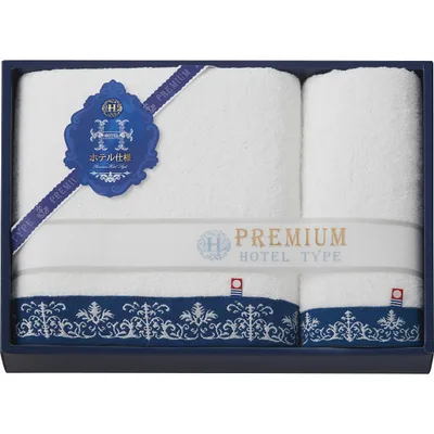 Imabari Premium Hotel Specification Large Bath/Face Towel Set