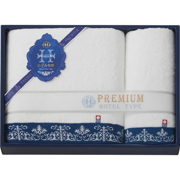 Imabari Premium Hotel Specification Large Bath/Face Towel Set