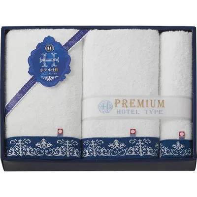 Imabari Premium Hotel Specification Large Bath/Face Towel Set