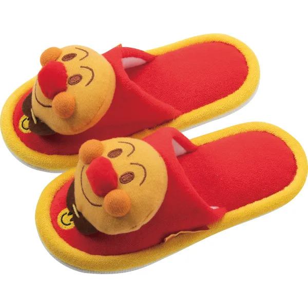 アンパンマン 子供外縫いパイルマスコットレッド
