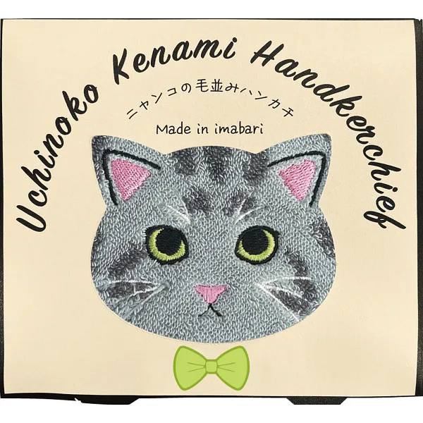 Uchinoko mate 毛並みハンカチサバトラ