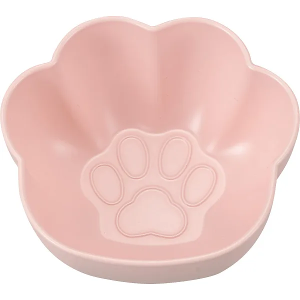 キャッテ にくきゅう 抗菌ボウルピンク