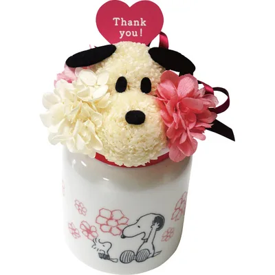 ช่อดอกไม้สนูปี้ Thank you