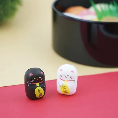 起き上がり箸置きまねきねこ