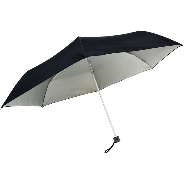 UV晴雨兼用 耐風式軽量ミニ傘黒