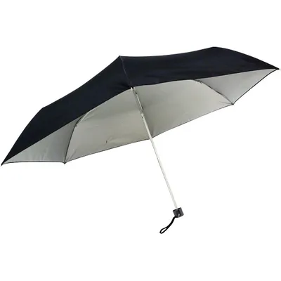 UV晴雨兼用 大寸耐風式軽量ミニ傘ブラック