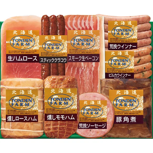 ชุดของขวัญไส้กรอกแฮม Tonden Farm ฮอกไกโด