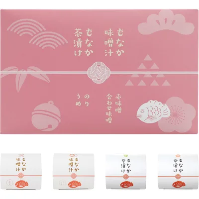 もなか味噌汁&茶漬け(4個)