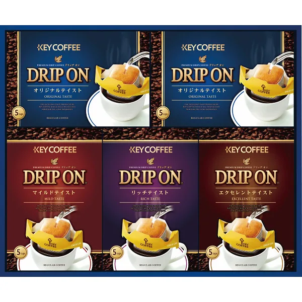 キーコーヒー ドリップオンコーヒーギフト(25袋)