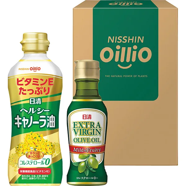 日清 ヘルシーオイル&EXVオリーブオイルギフト