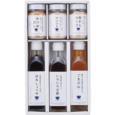 料理家 栗原はるみ監修 調味料6本セット