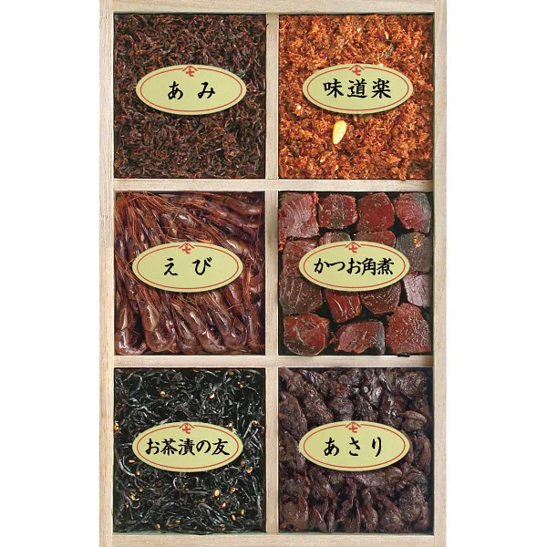 新橋玉木屋 佃煮詰合せ6種入