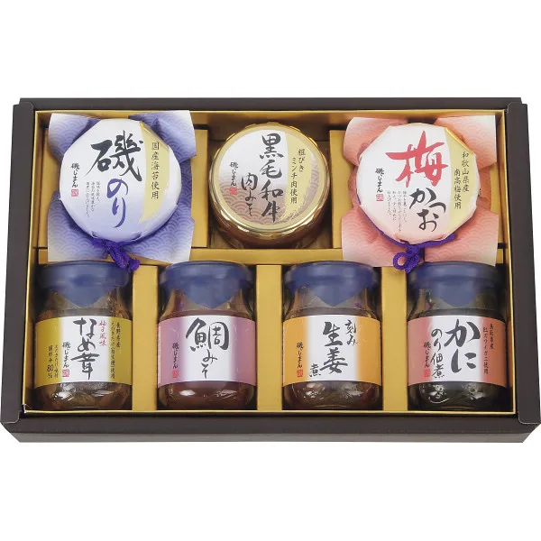 磯じまん ご飯のお供瓶詰セット