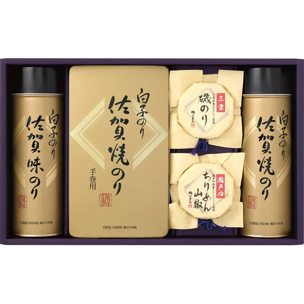 ชุดรวมสาหร่ายและสึคุดานิ Shirako และ Isojiman