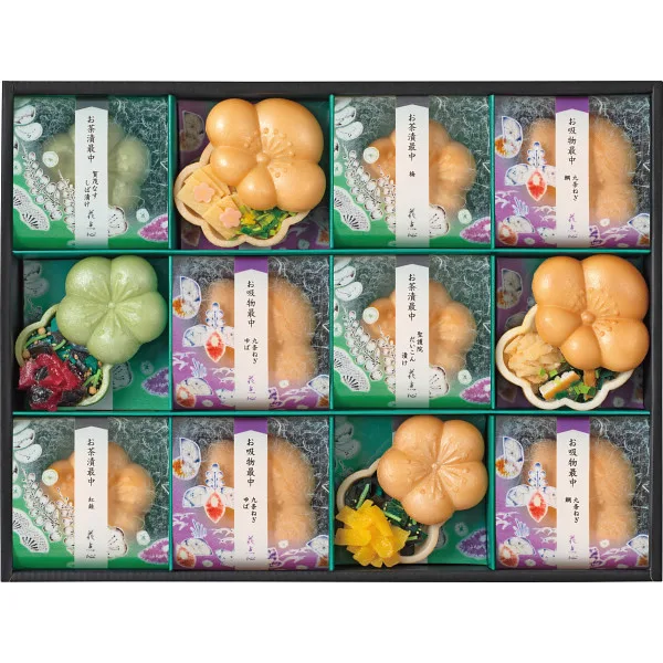 辻が花 お茶漬・お吸物最中詰合せ