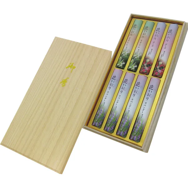 薫寿堂 花かおりアソート 短寸8入(桐箱入)
