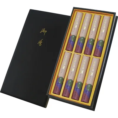 薫寿堂 特撰花琳 短寸8入(桐塗箱入)