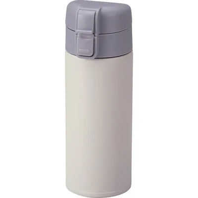 モルン 軽量ワンタッチステンレスボトル(350ml)クールグレイ