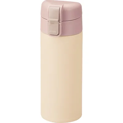 モルン 軽量ワンタッチステンレスボトル(350ml)ライトベージュ