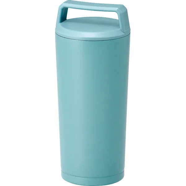 ハンドル付ステンレスタンブラー(360ml)ブルー