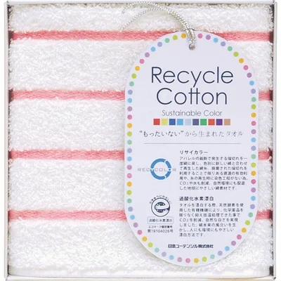 泉州リサイカラー タオルハンカチレッド