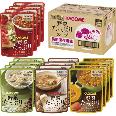 Kagome Vegetable soup assortment (16 meals)