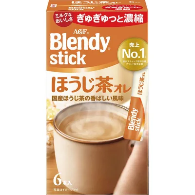 AGF ブレンディスティックほうじ茶オレ(6本)