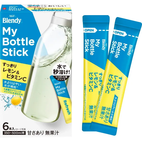 AGF ブレンディマイボトルスティックすっきりレモン&ビタミンC(6本)