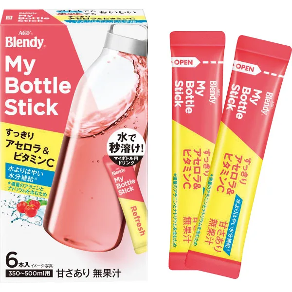 AGF ブレンディマイボトルスティックすっきりアセロラ&ビタミンC(6本)