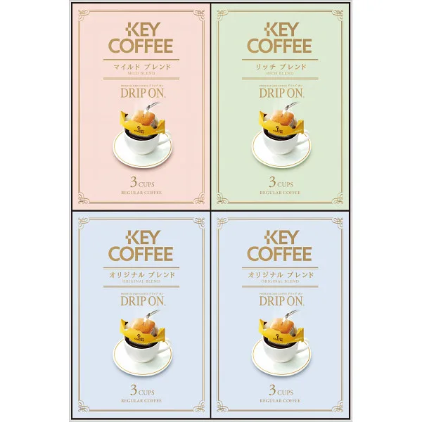 Key Coffee Drip-on Regular Coffee Gift (12 bags)