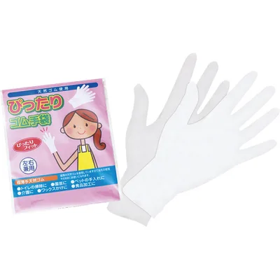 ぴったりゴム手袋(2枚入)