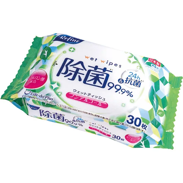 リファイン ノンアルコール除菌おでかけウェットティッシュ(30枚)