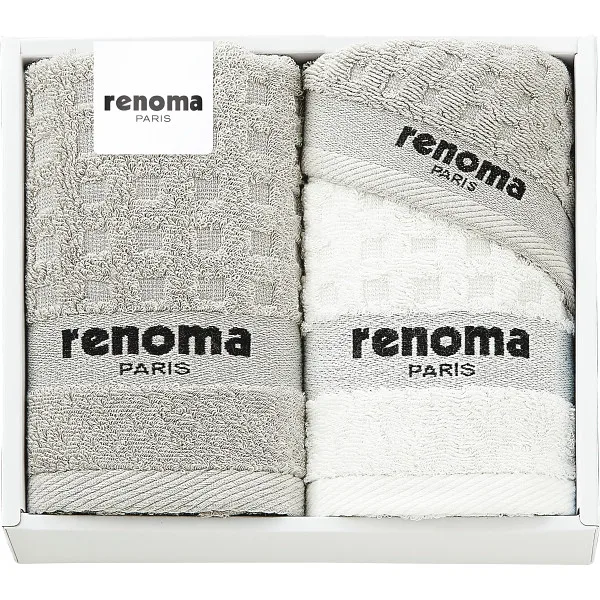 renoma フェイスタオル・タオルハンカチセット