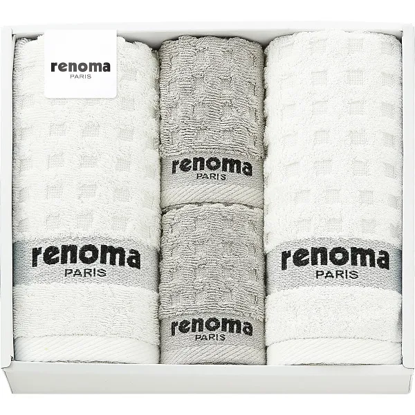 เซ็ตผ้าเช็ดหน้าและผ้าเช็ดหน้าผืนเล็ก renoma