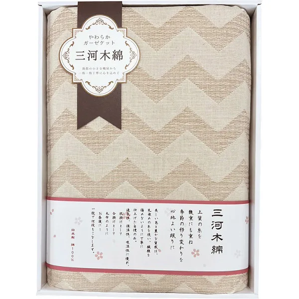 さらさら三重織ガーゼケット