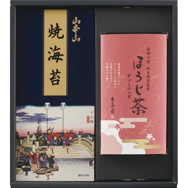 ชุดรวมสาหร่ายย่าง Yamamotoyama และชาซอง ควบคุมสูตรโดยช่างชาระดับ 10 ดั้ง ซูซูกิ