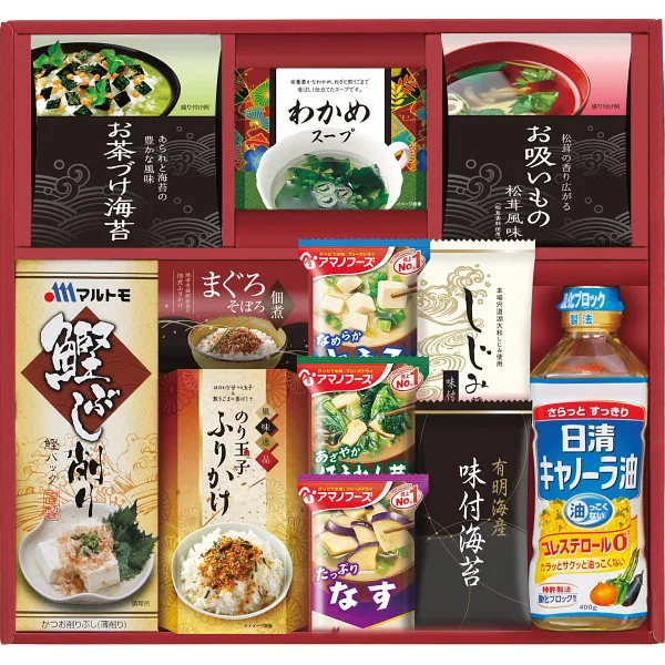 เซ็ตของใช้บนโต๊ะอาหาร Amano Foods และ Nagatanien