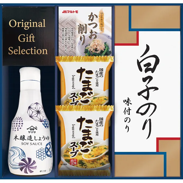 ชุดรวมซีอิ๊วสด Yamasa และสาหร่าย Shirako