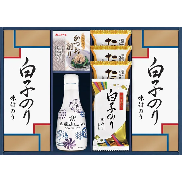 ヤマサ鮮度しょうゆ&白子のり詰合せ